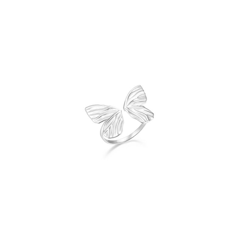 Go Picnic Butterfly Advanced Handmade Sier Natural Rings