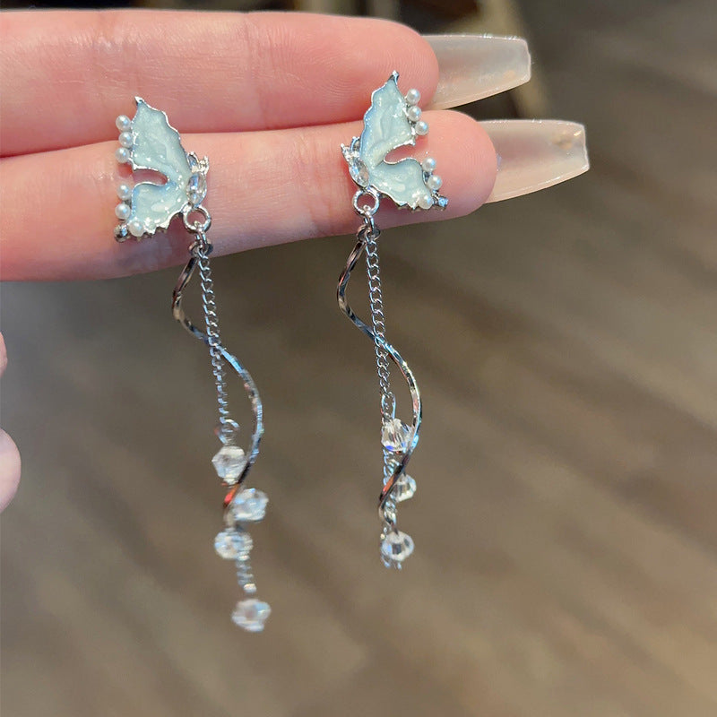 Women's Fashionable Light Luxury Butterfly Design High-grade Rings