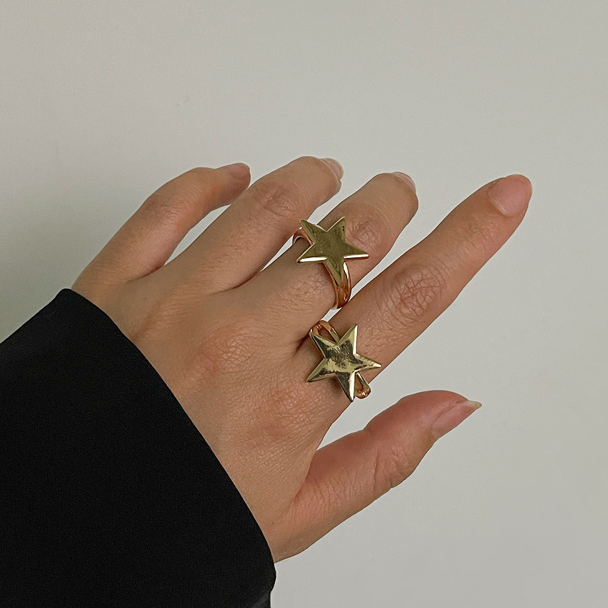 Style Niche Three-dimensional Star Spicy Beautiful Rings