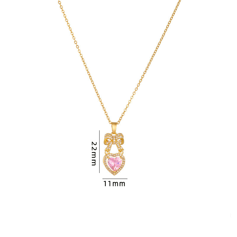 Temperamental Minority Design Titanium Steel Clavicle Necklaces