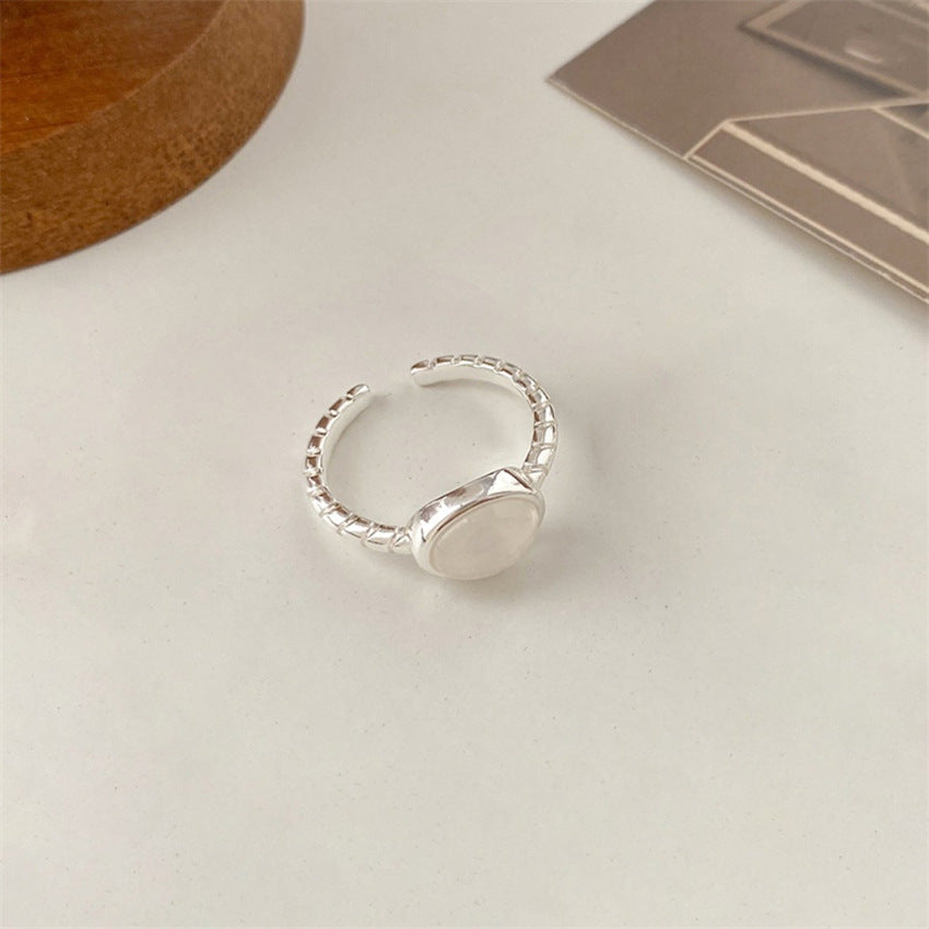 Women's Sterling Sier Style Niche High-grade Light Rings