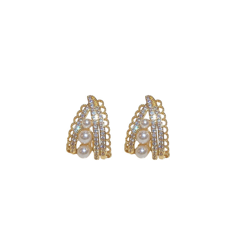 Lace French Entry Lux Style Trendy Earrings