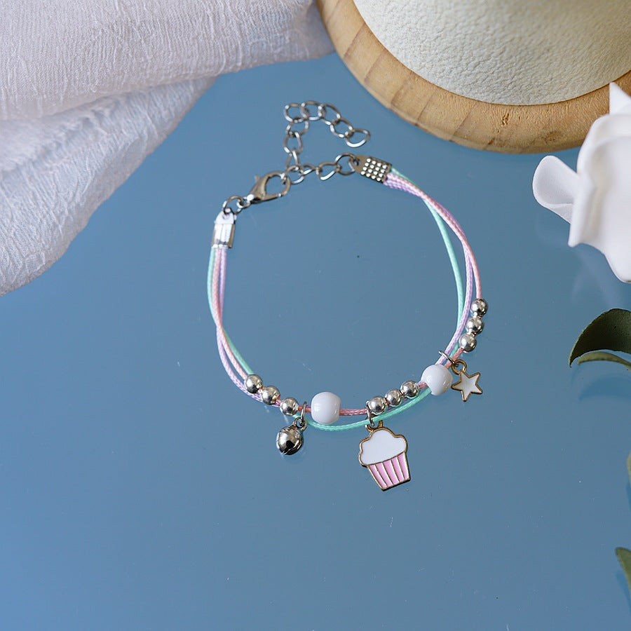 Personality Carrying Strap Unicorn Drop Oil Bracelets