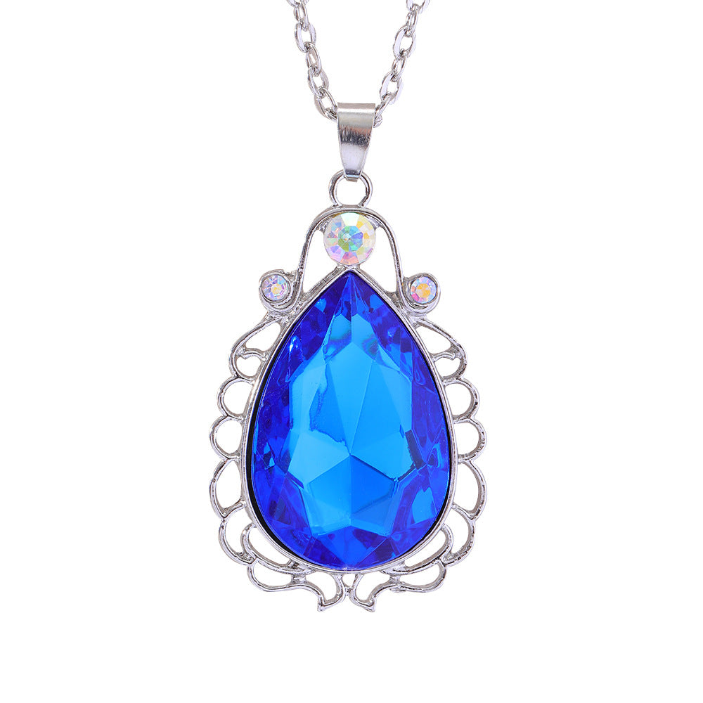New Sophia Power Stone Princess Charm Necklaces