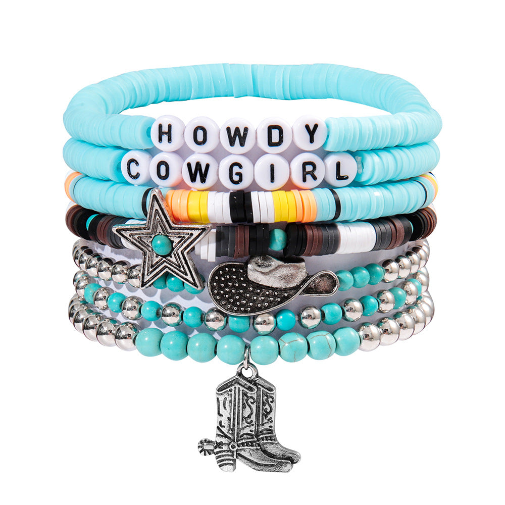 Head Cactus Suit Bohemian Western Cowgirl Bracelets