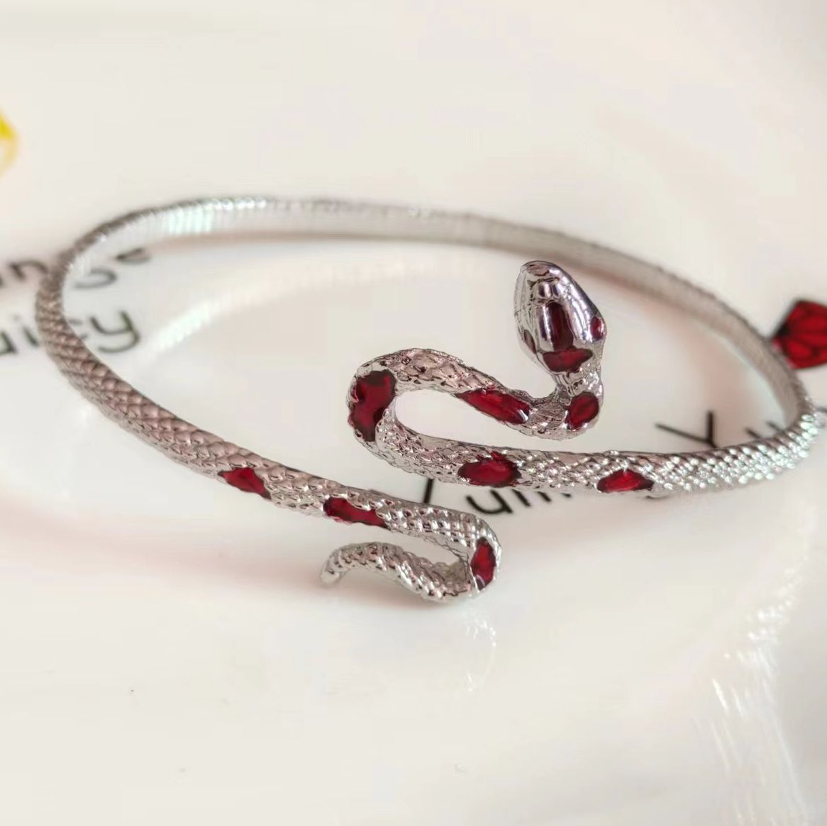 Dripping On Fingertip Cold Wind Enamel Rings