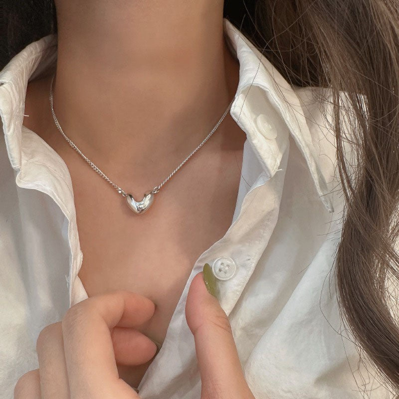 Jade Female Light Luxury Minority Clavicle Necklaces
