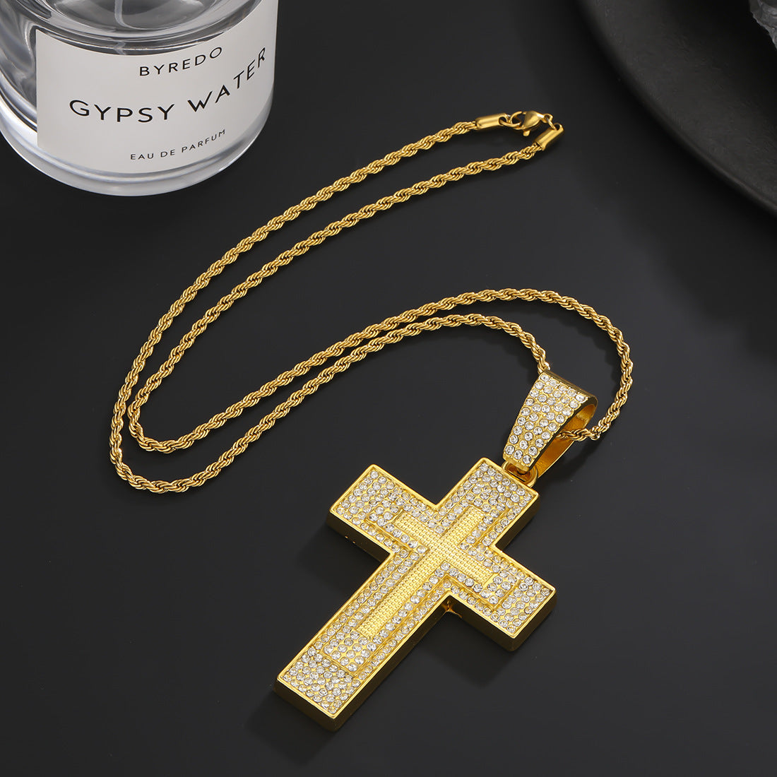 Full Diamond Cross Rap Hip Hop Style Pendants