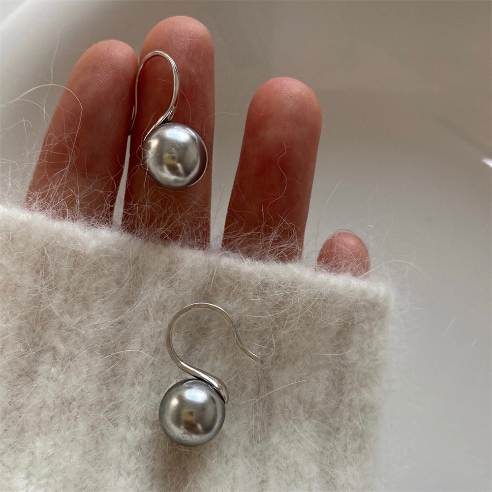 Women's Style High-grade Pearl For Sterling Sier Earrings