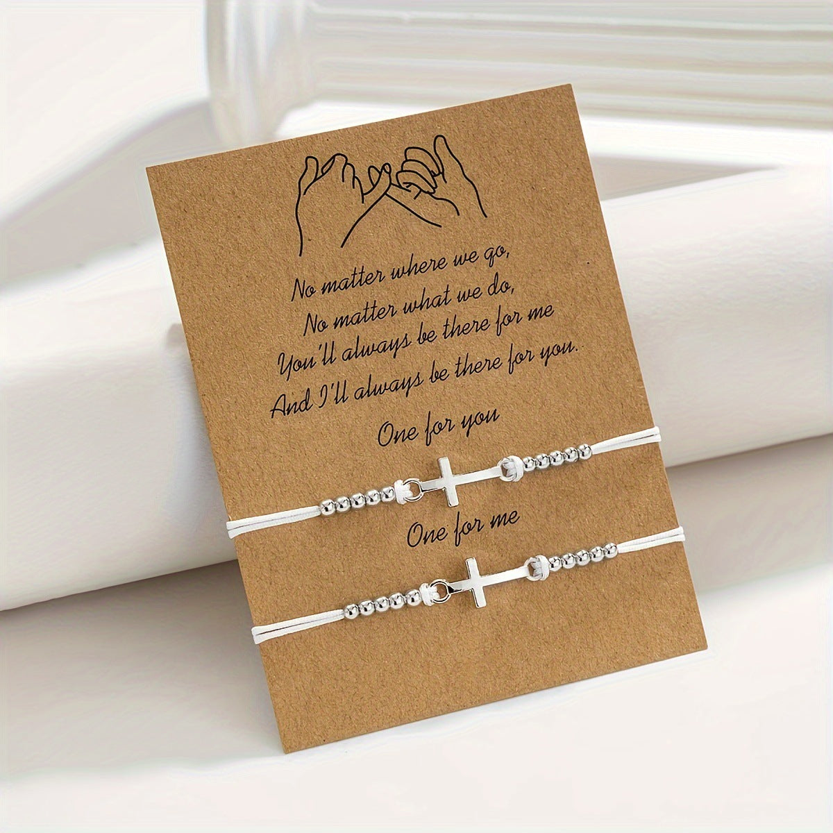 Cross Color Woven Adjustable Carrying Strap Bracelets