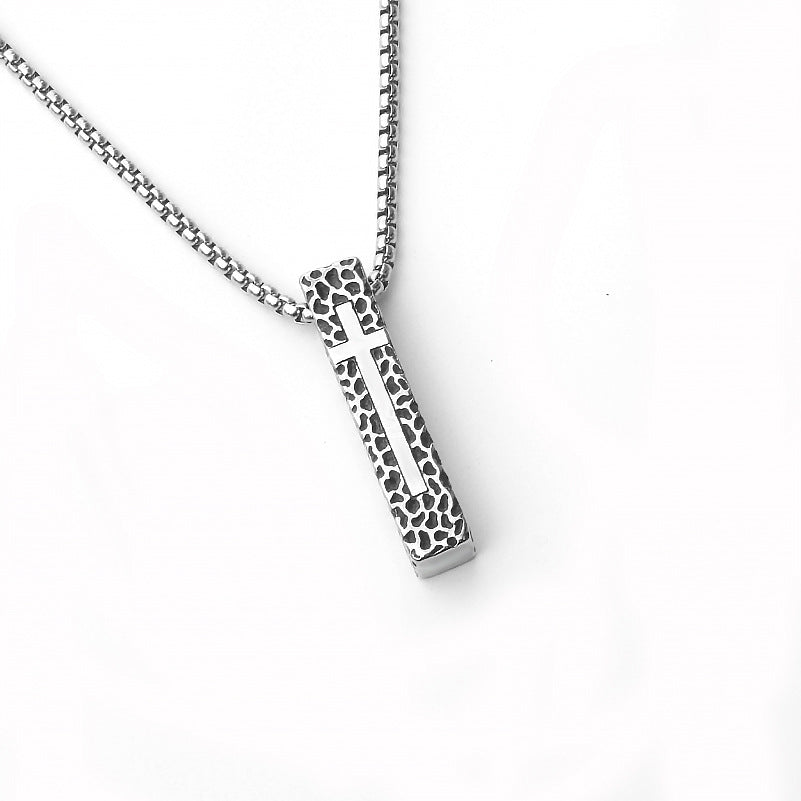 Men's Fashion Titanium Steel Double Snake Trendy Necklaces