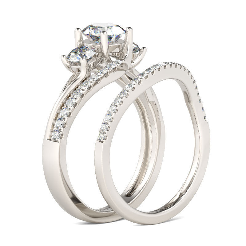 Popular Fashion Diamond Set Trendy Personality Design Female Rings