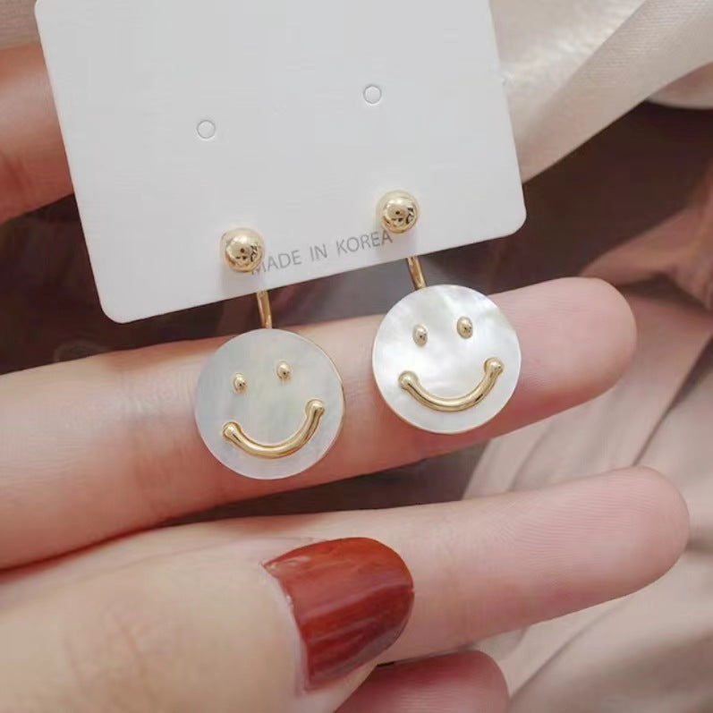 Needle Niche Love Heart Trendy Female Simple Graceful Earrings