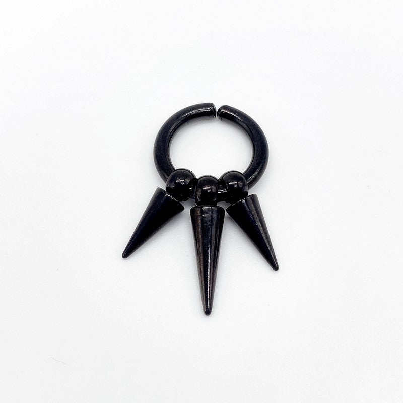 Spring Ear Clip Male Tassel Female Earrings