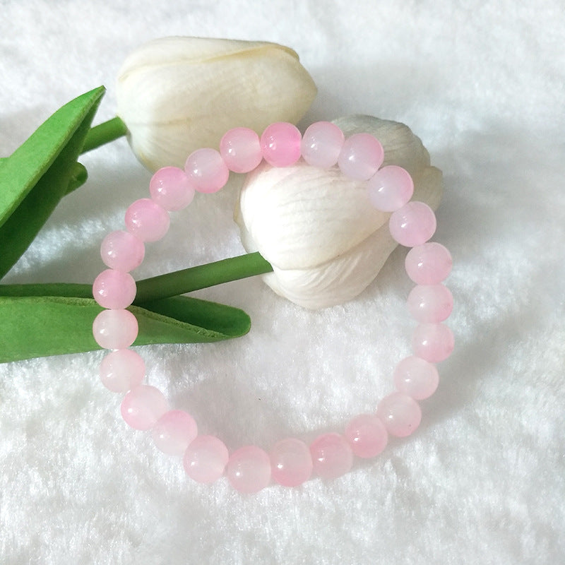 Glass Bead Pliable Temperament Hand Toy Bracelets