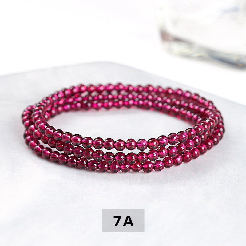 Jewelry Natural Super Seven Garnet Colorful Bracelets