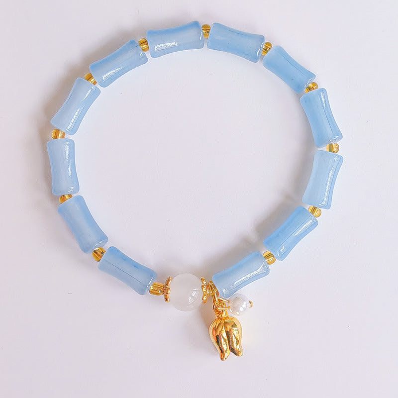 Style National Lily Festival High Pearl Aventurine Bracelets