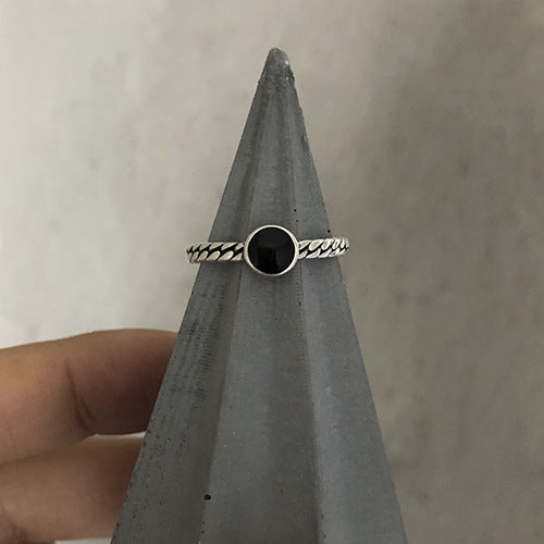 Index Finger Female Fashion Simple Korean Style Retro Rings