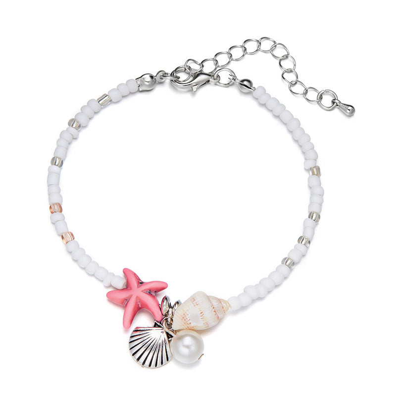 Starfish Shell Conch Beads Summer Beach Bracelets