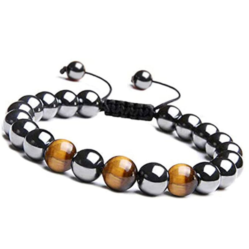 Men's Tigereye Haematite Imitation Obsidian Ornament Bracelets