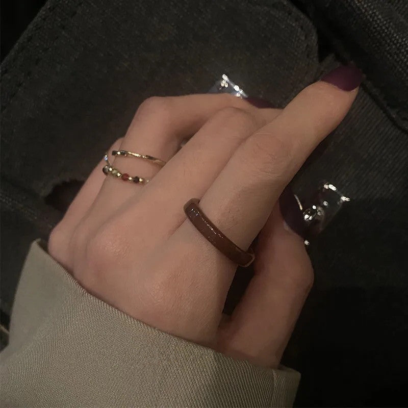 Sheet French Personalized Index Finger Little Rings
