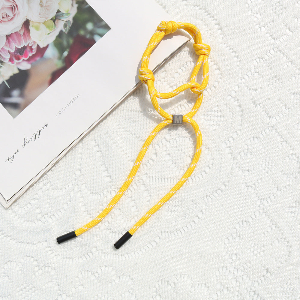 Rope Nylon Color Stylish Adjustable Polyester Bracelets