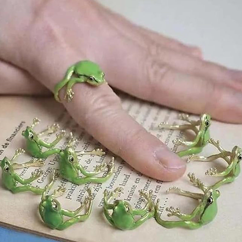 Frog Opening Adjustable Creative Fashion Personalized Rings