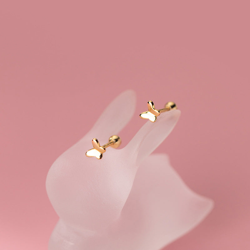 Lodge Sier Simple Temperament Thread Light Earrings