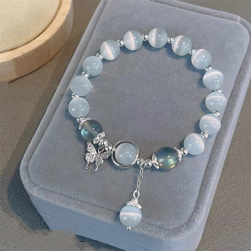 Imitation Opal Butterfly Female Light Luxury Tide Bracelets