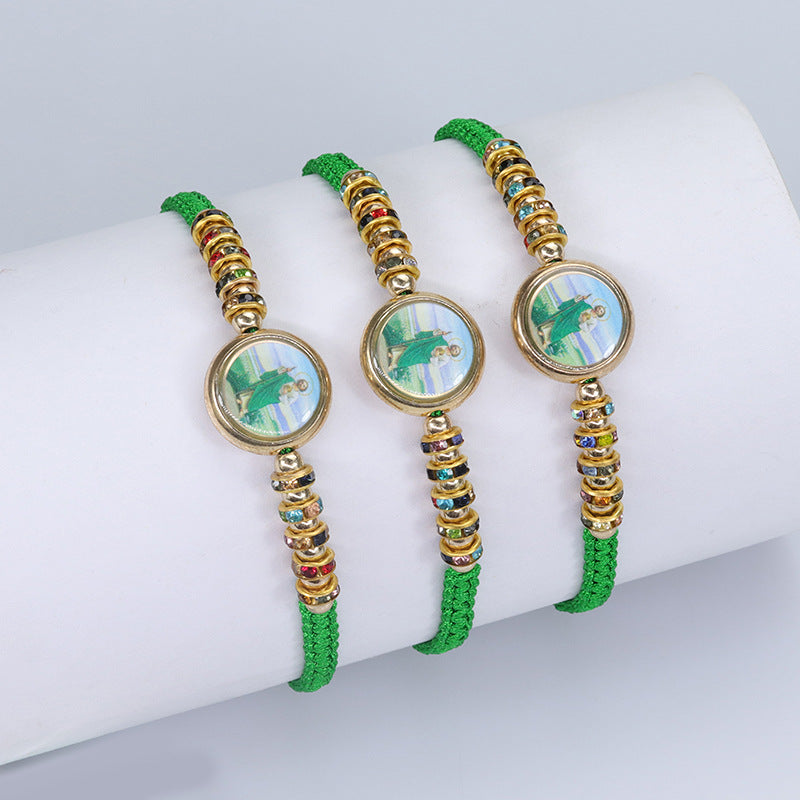 Beautiful Virgin Jude Woven Hand Strap Bracelets