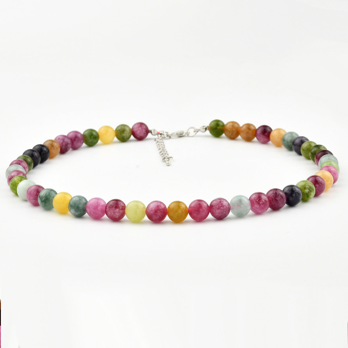 Women's Retro Color Tourmaline Beaded For High-grade Necklaces
