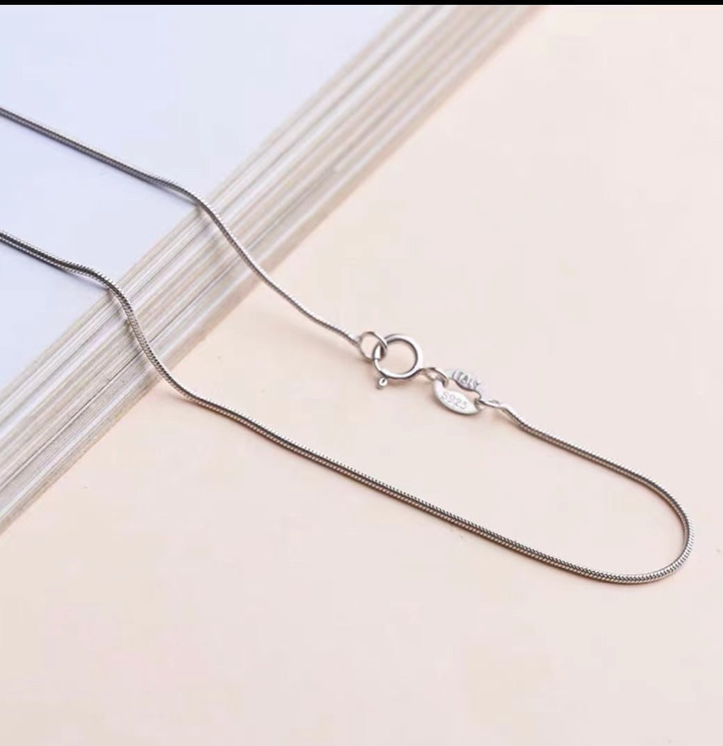 Sier Box Chain Ingot Melon Seeds Starry Necklaces