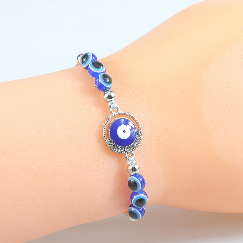 Woven Lucky Beads Charm Carrying Strap Bracelets