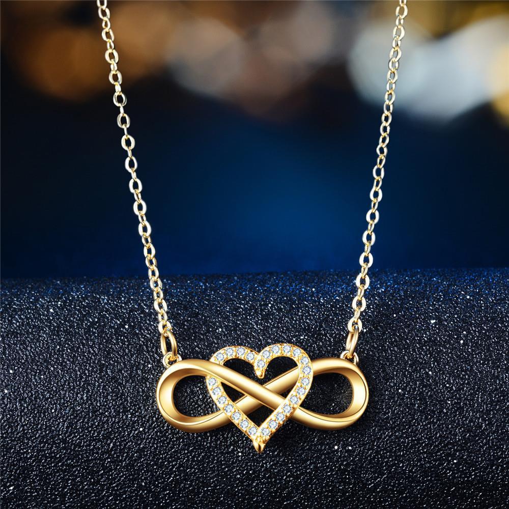 Women's Creative Link Love Infinite Loop High-grade Necklaces