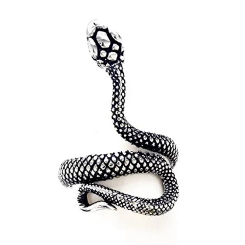 Spirit Snake Ornament Retro Punk Exaggerated Personalized Rings