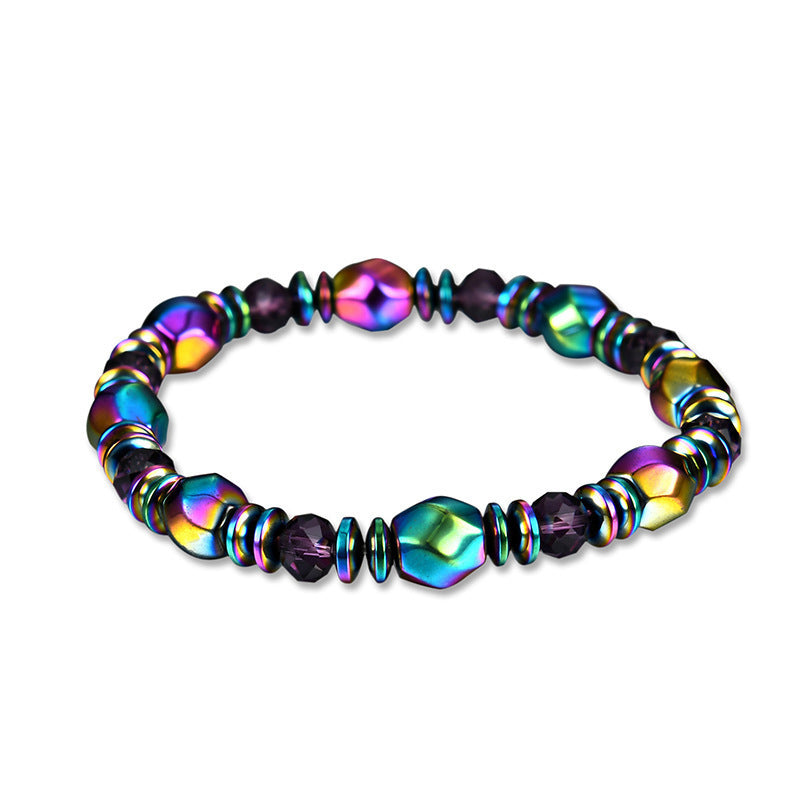 Elegant Colorful Section Hematite Magnet Female Bracelets