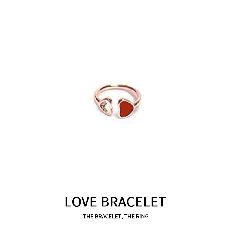 Fragrant Power Rose Gold Plated Peach Rings
