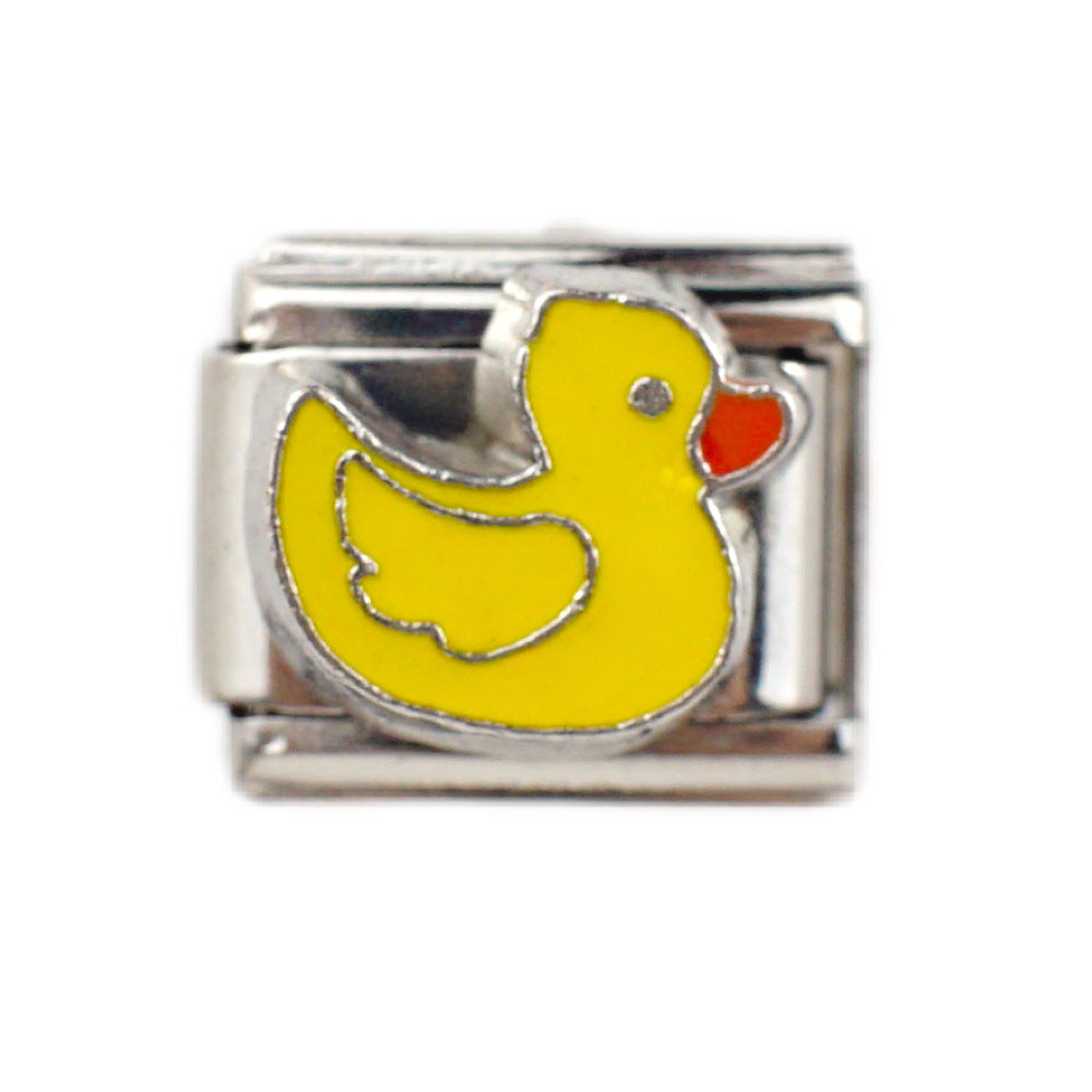 Elastic Module Creative Small Yellow Duck Bracelets