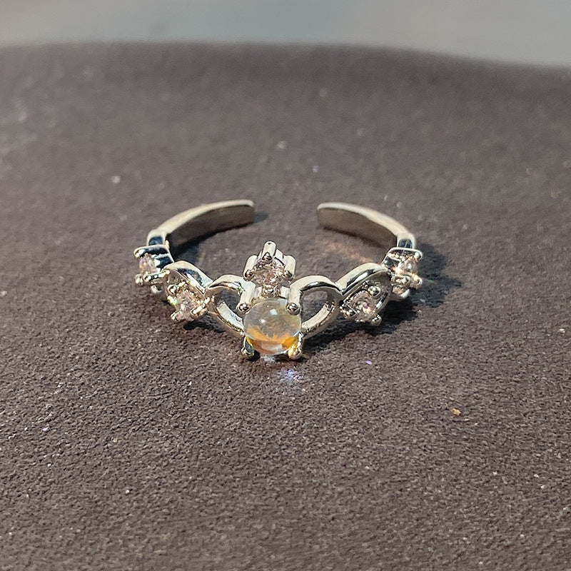 Design Irregular Simple Light Luxury High-grade French Rings