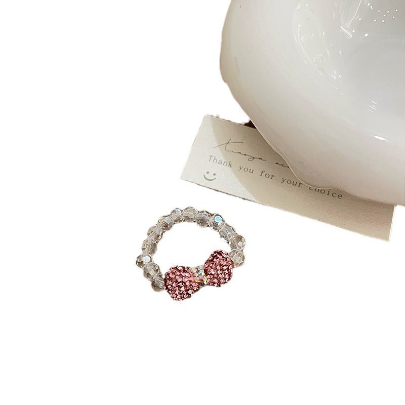 Women's For Niche Personality Sweet Cute Simple Rings