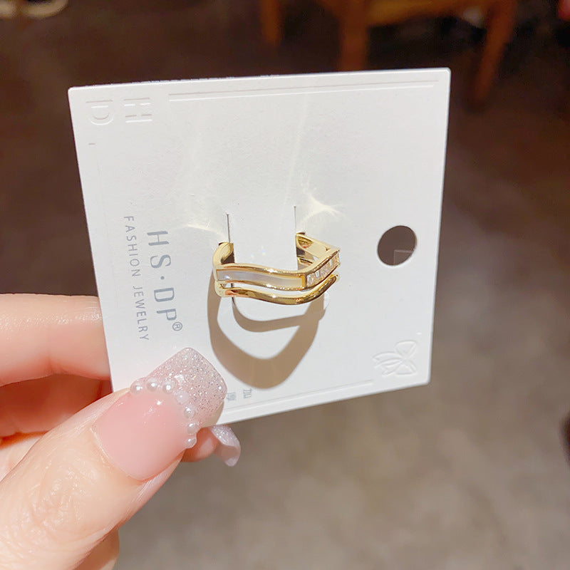 Niche High Sense Index Finger Opening Rings