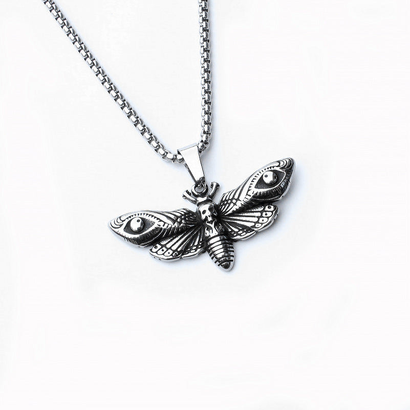 Men's Fashion Titanium Steel Double Snake Trendy Necklaces