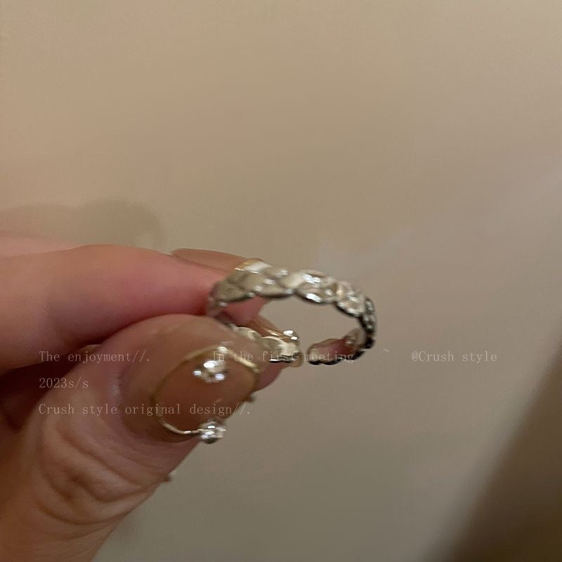 Cold Wind Temperament Wild Couple Index Rings