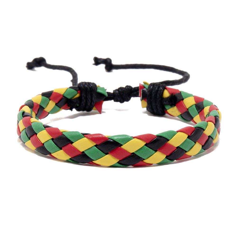 Women's & Men's Woven Leather Vintage Low Price Ornament Bracelets