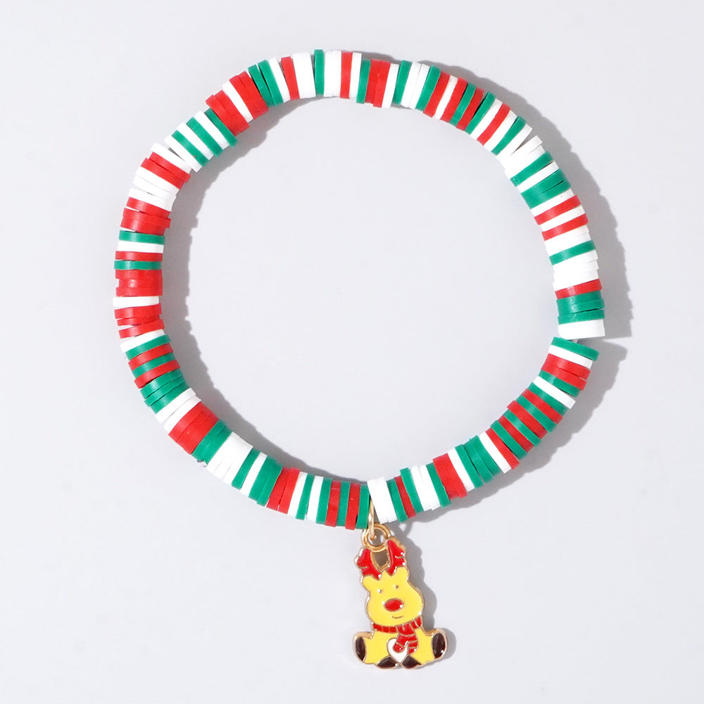 Luxury High-grade Letter Apple Copper Bead Bracelets