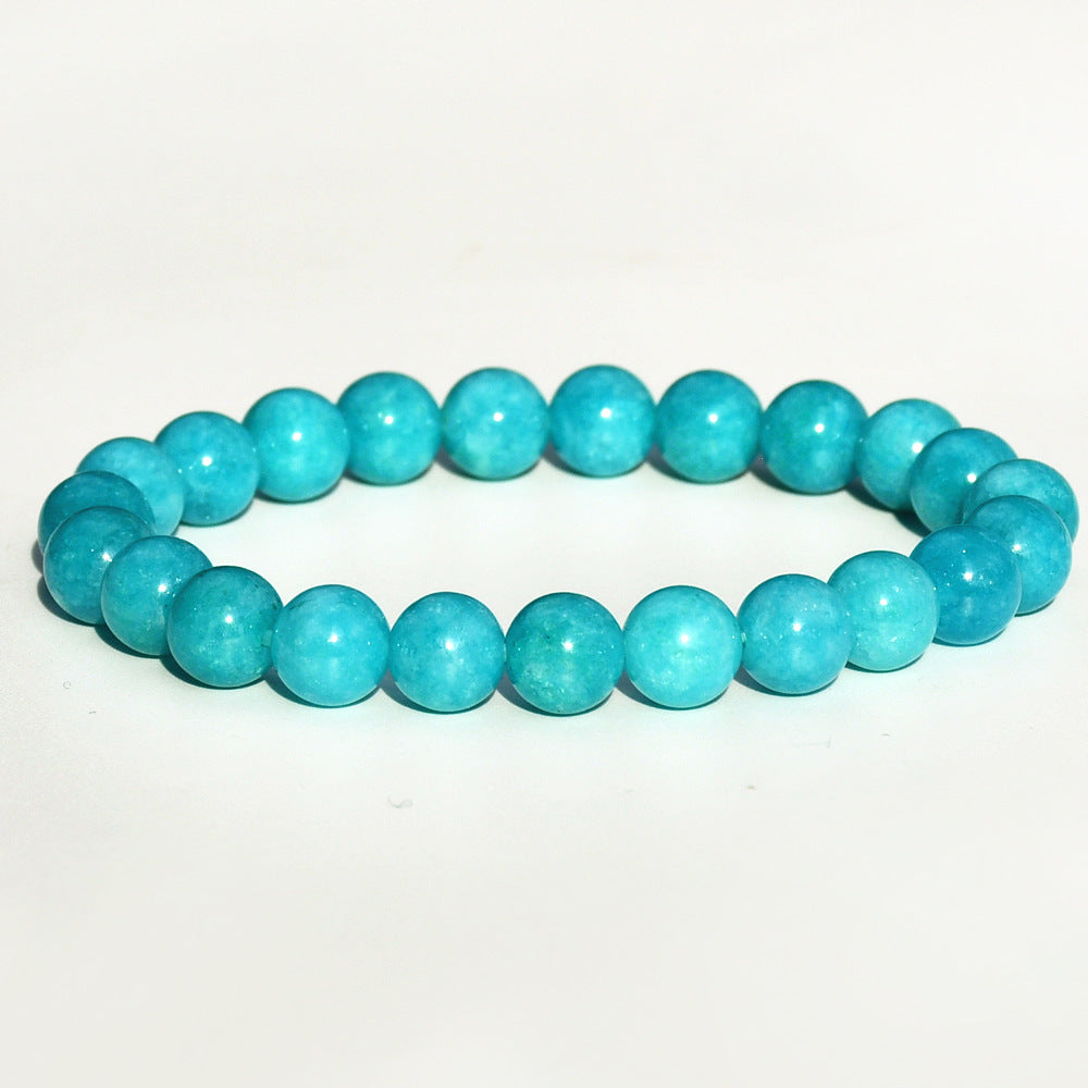 Round Beads Natural Stone Agate Bead Crystal Bracelets