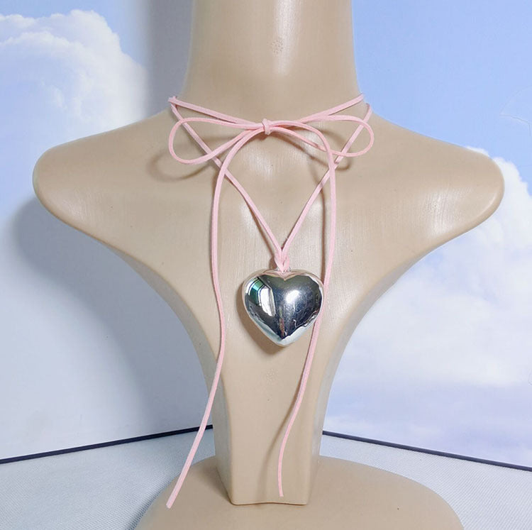 Wax Line Flannel Clavicle Chain Big Necklaces
