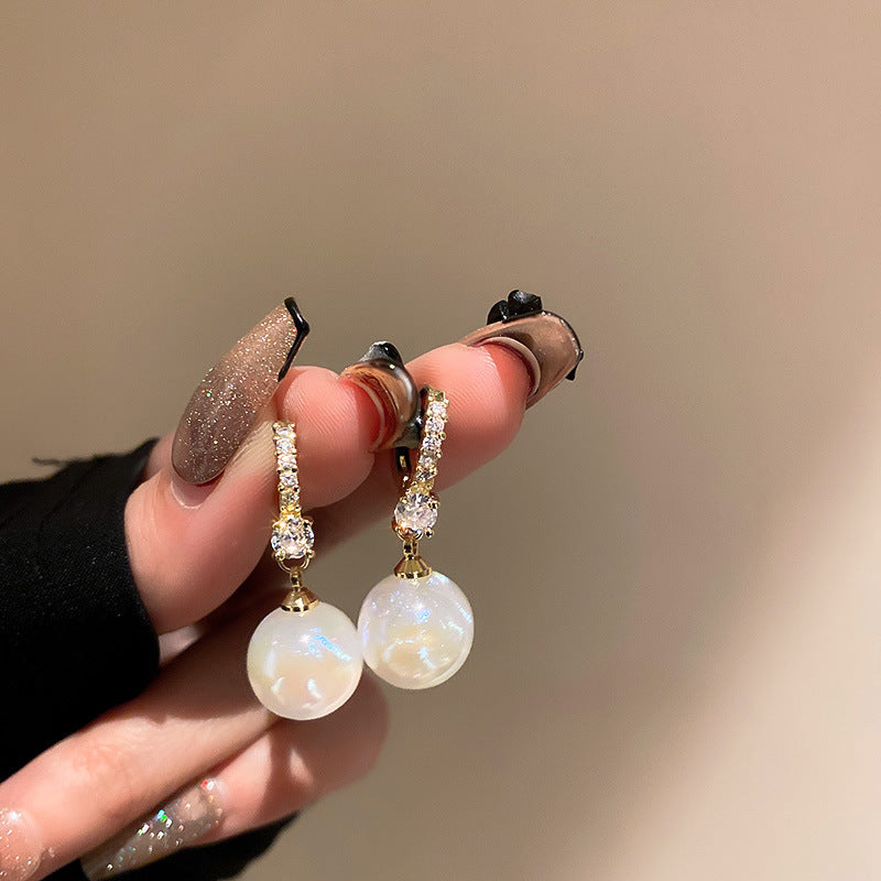 Luxury Mermaid Pearl Fashion High Sense Earrings