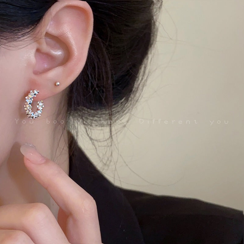 Small Pieces Of Shaped Female Summer Versatile Earrings