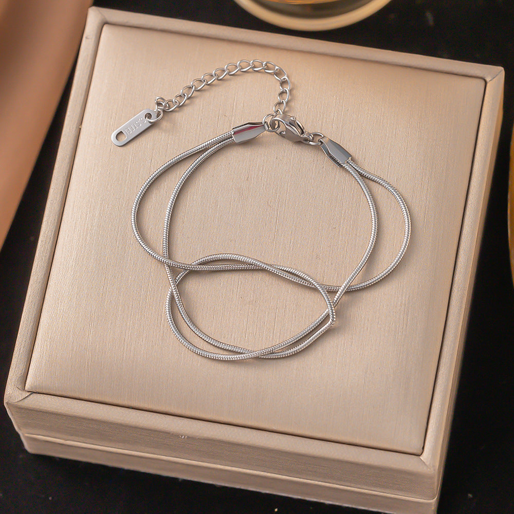 Red Rope Roman Numerals Double Peach Heart Bracelets